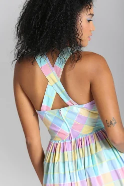 Hell Bunny Skye Midi Dress Multi Outlet