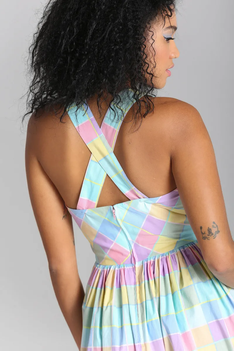 Hell Bunny Skye Midi Dress Multi Outlet