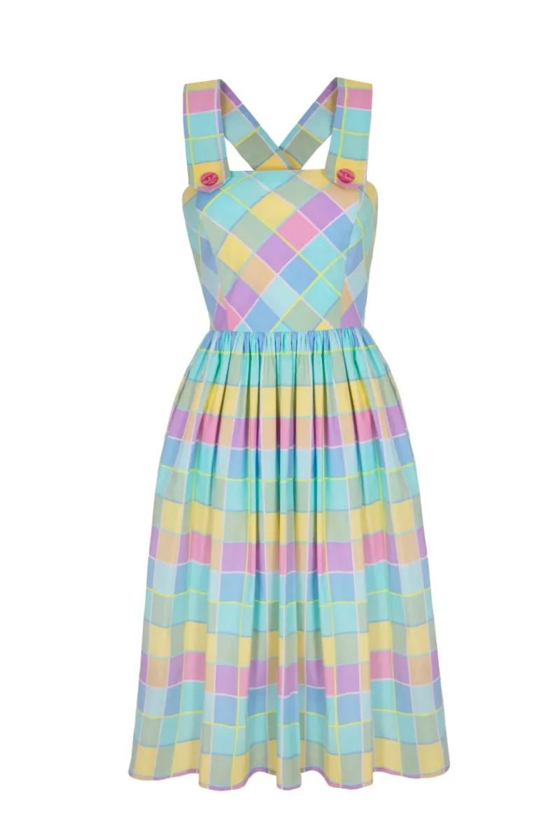 Hell Bunny Skye Midi Dress Multi Outlet