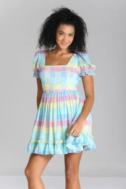 Hell Bunny Skye Mini Dress Multi New