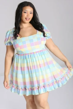 Hell Bunny Skye Mini Dress Multi New