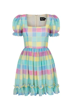 Hell Bunny Skye Mini Dress Multi New