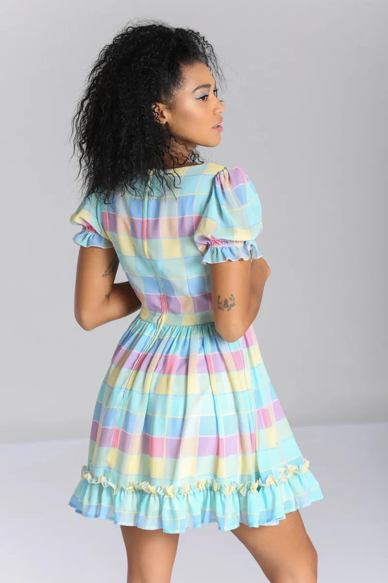 Hell Bunny Skye Mini Dress Multi New