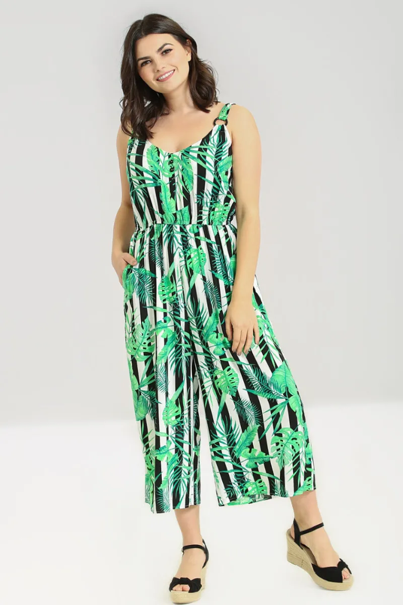 Hell Bunny Solana Jumpsuit Black Hot