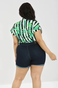 Hell Bunny Solana Shirt Black Discount