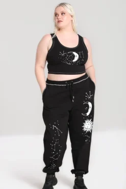 Hell Bunny Solaris Crop Top Black Discount