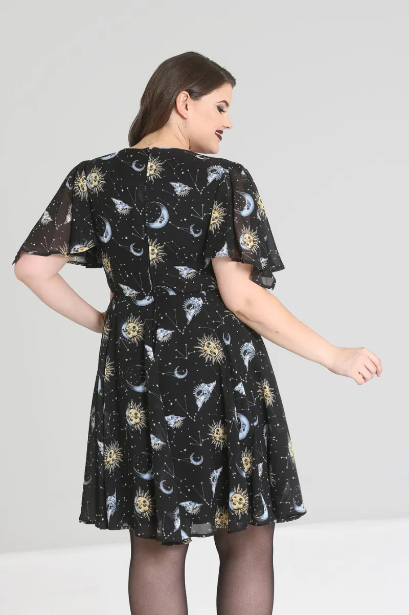Hell Bunny Solaris Dress Black