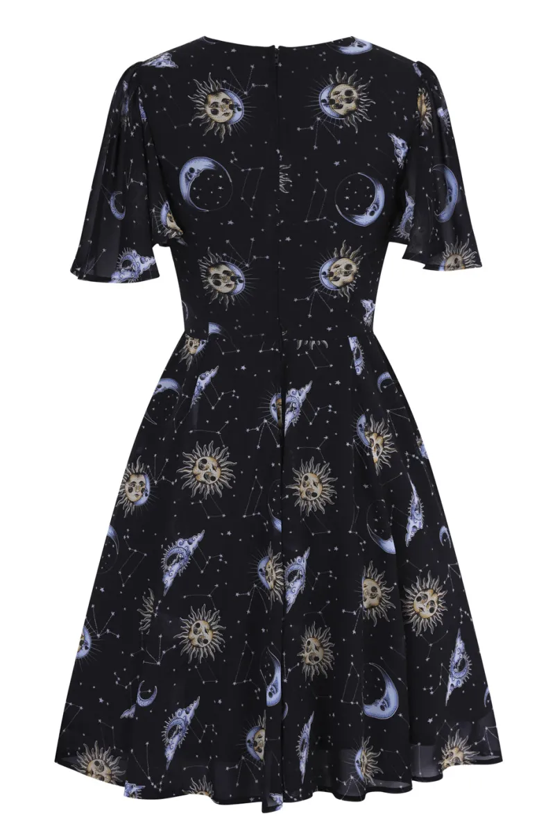 Hell Bunny Solaris Dress Black