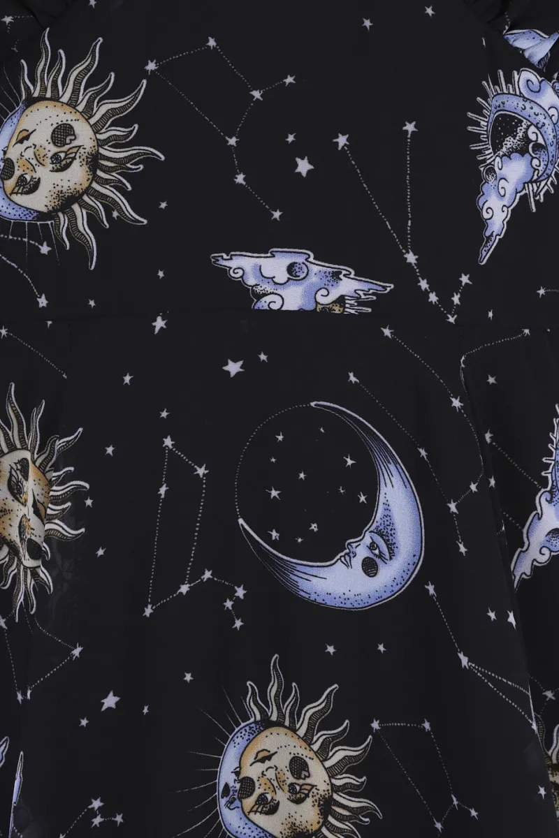 Hell Bunny Solaris Dress Black