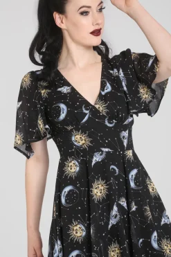 Hell Bunny Solaris Dress Black