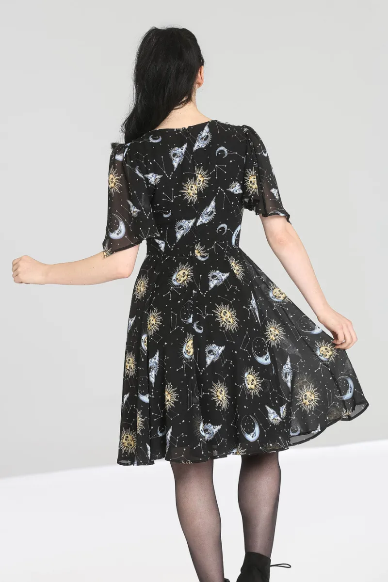 Hell Bunny Solaris Dress Black