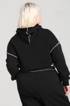 Hell Bunny Solaris Hoodie Black