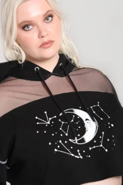 Hell Bunny Solaris Hoodie Black