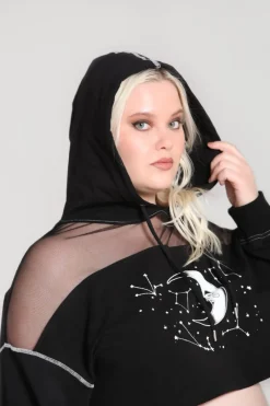 Hell Bunny Solaris Hoodie Black