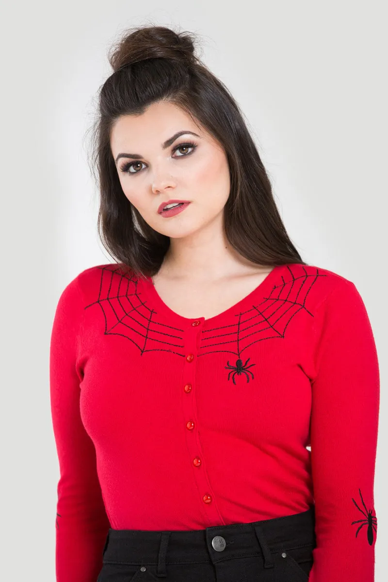 Hell Bunny Spider Cardigan Clearance