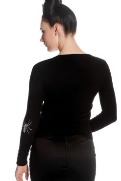 Hell Bunny Spider Cardigan Black Discount