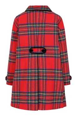 Hell Bunny Stanley Coat Red Hot