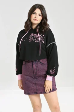 Hell Bunny Star Catcher Hoodie Black Hot