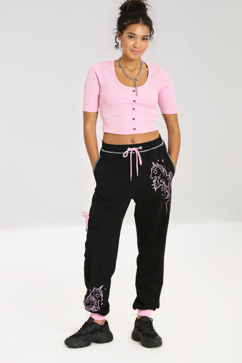 Hell Bunny Star Catcher Joggers Black Best