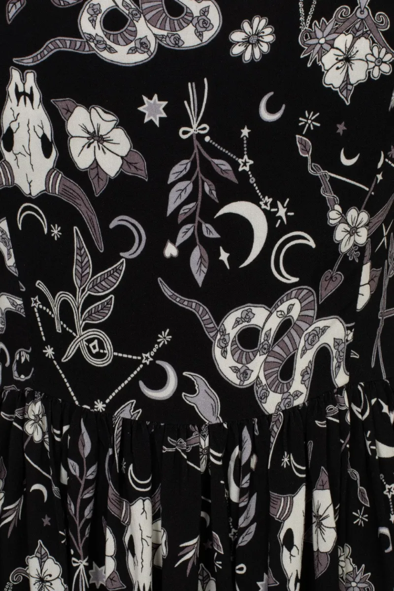 Hell Bunny Star Sign Mini Dress Black Online