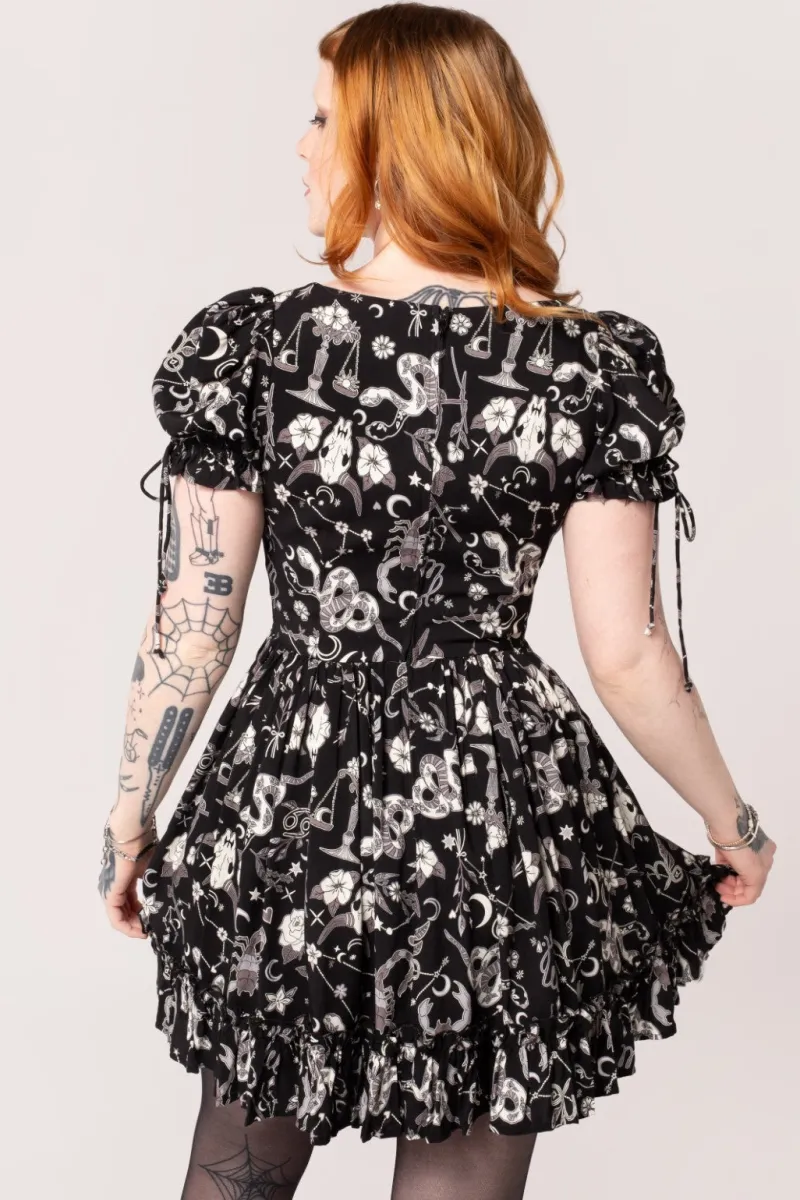 Hell Bunny Star Sign Mini Dress Black Online