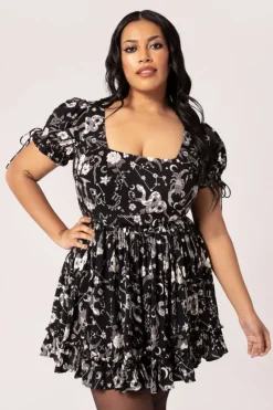 Hell Bunny Star Sign Mini Dress Black Online