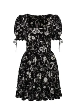 Hell Bunny Star Sign Mini Dress Black Online