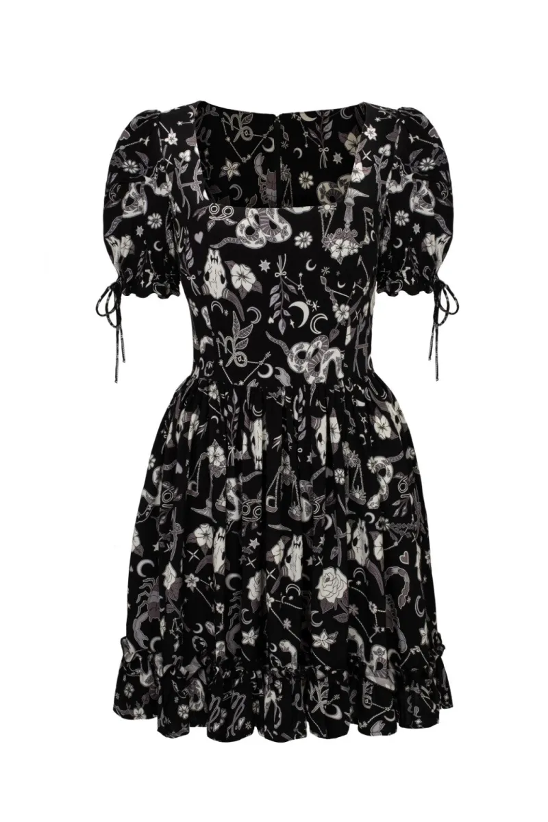 Hell Bunny Star Sign Mini Dress Black Online