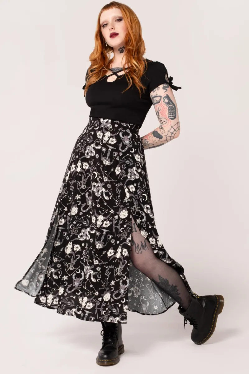 Hell Bunny Star Sign Skirt Black Online