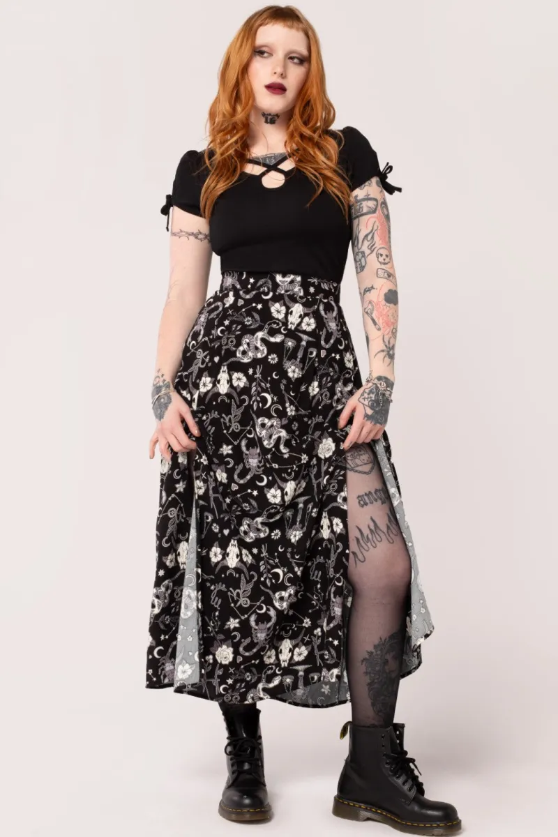 Hell Bunny Star Sign Skirt Black Online
