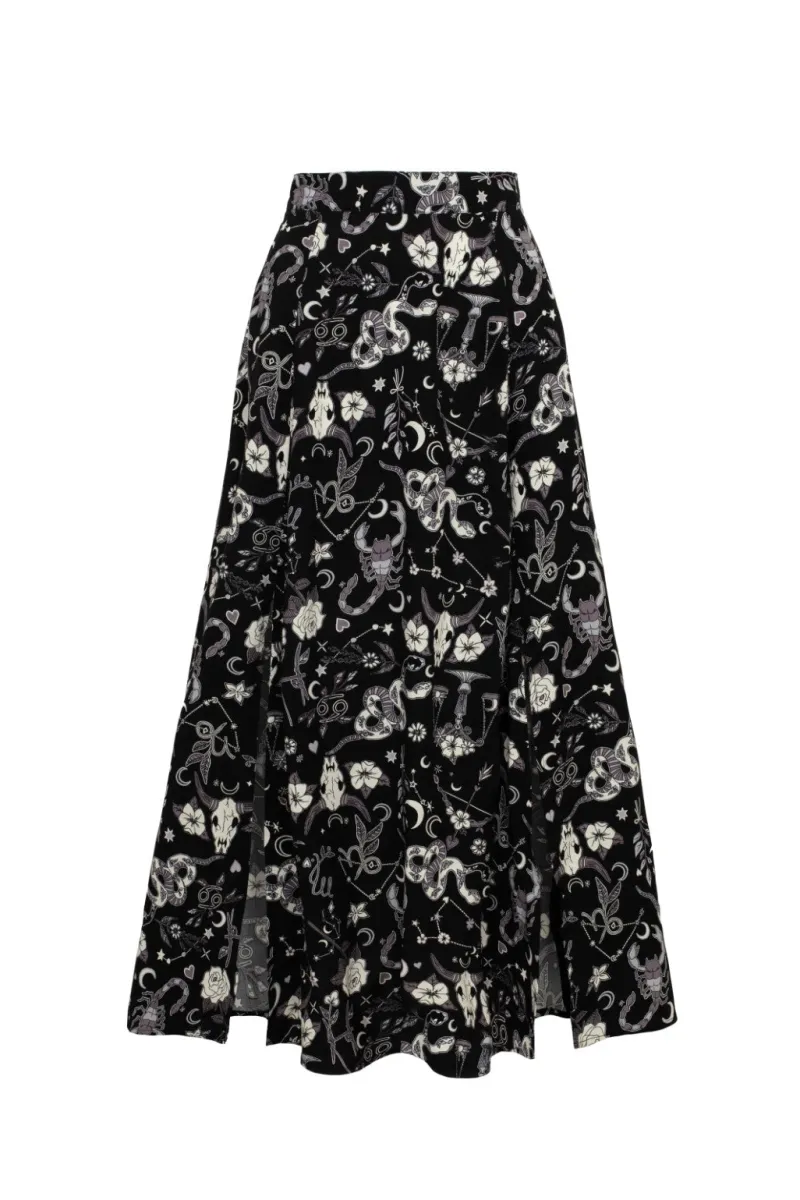 Hell Bunny Star Sign Skirt Black Online