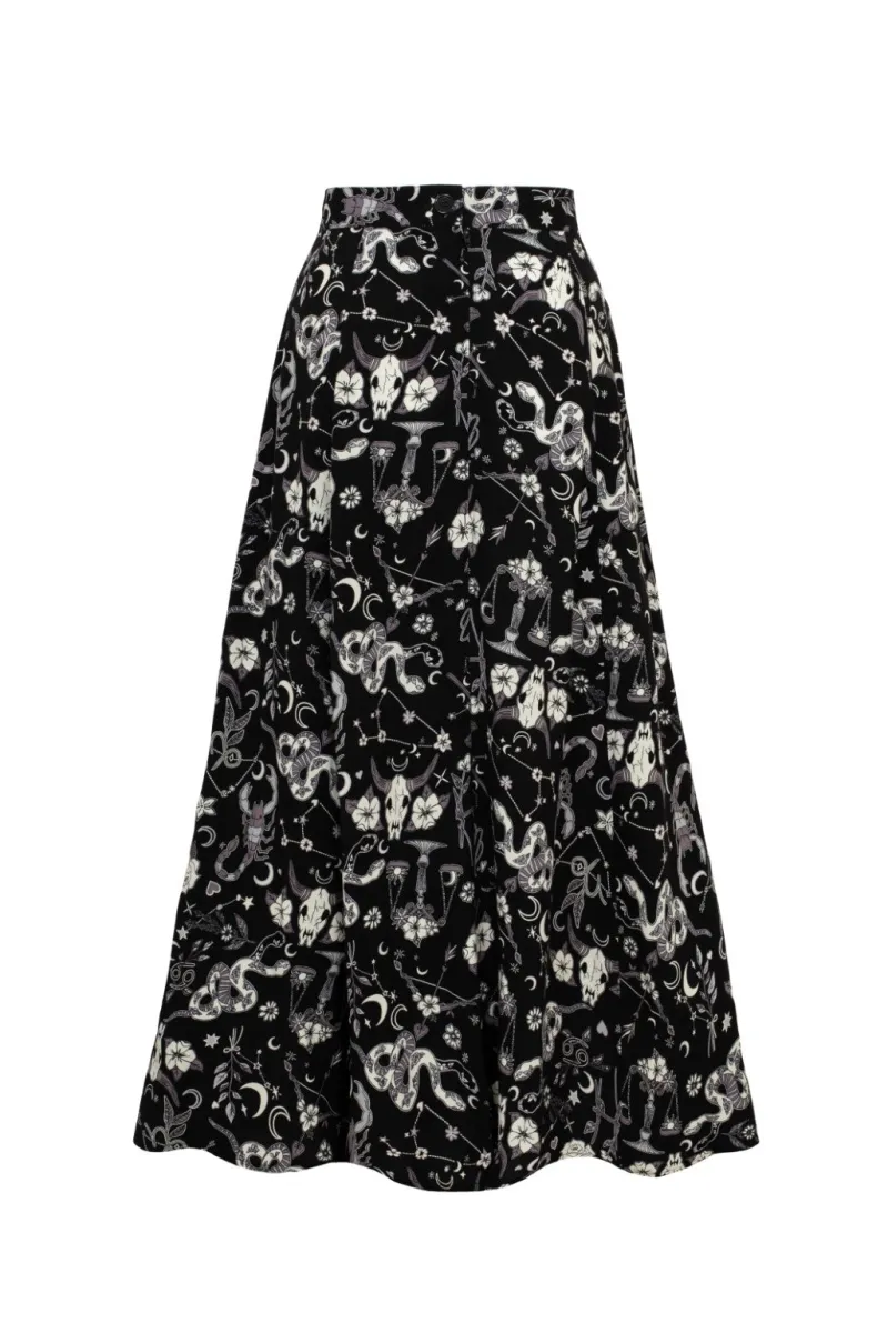 Hell Bunny Star Sign Skirt Black Online
