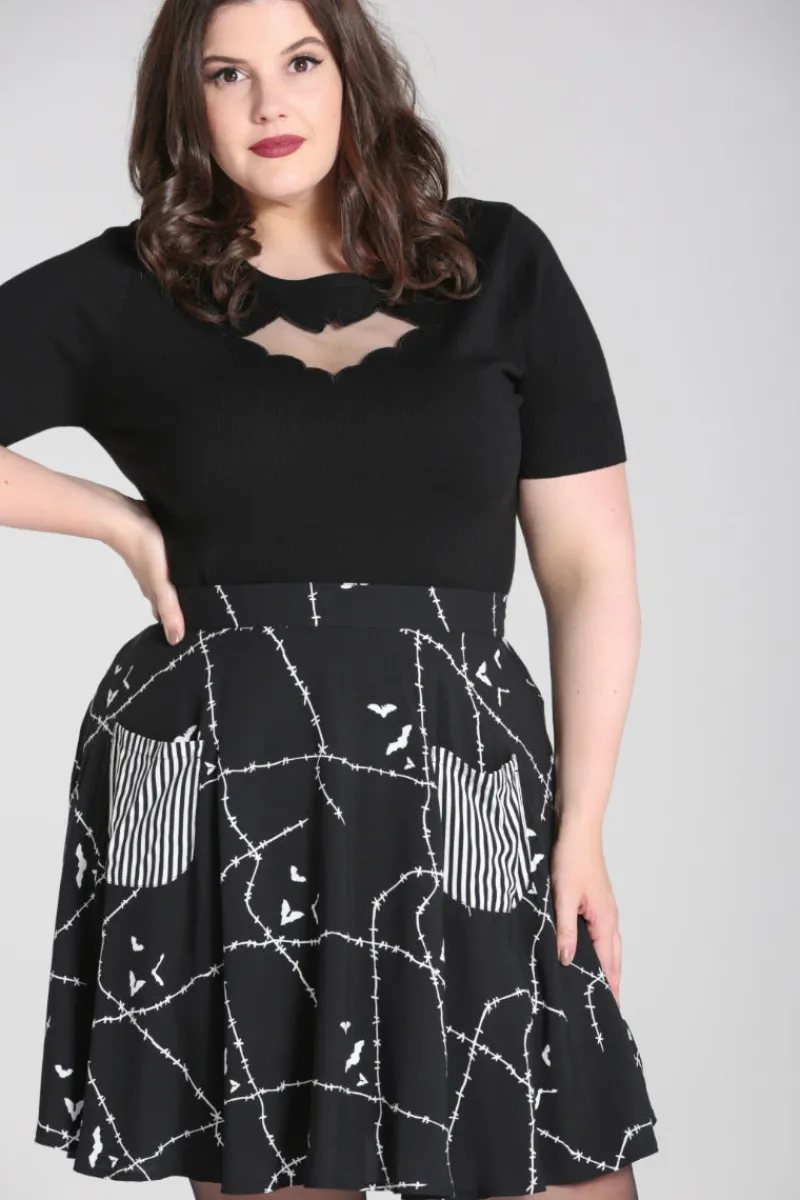 Hell Bunny Stitches Skirt Outlet