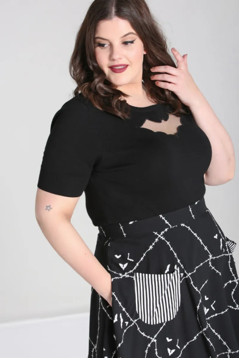 Hell Bunny Stitches Skirt Outlet