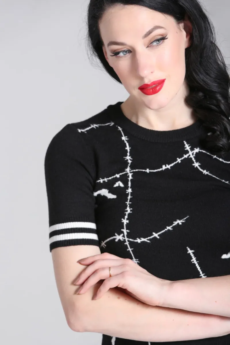 Hell Bunny Stitches Top Clearance