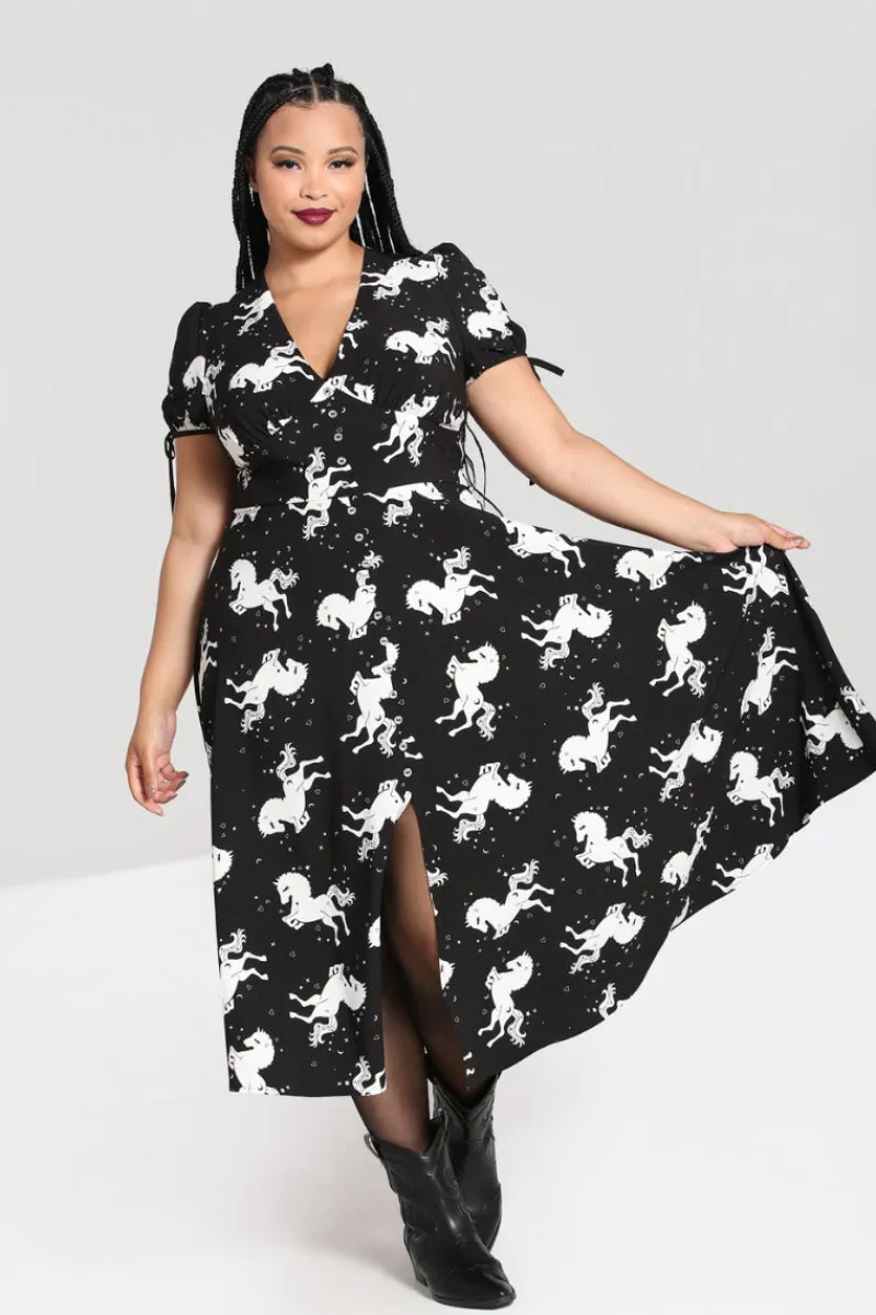 Hell Bunny Sullivan Maxi Dress Black Online