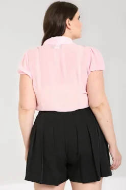 Hell Bunny Taffy Blouse Pink Sale