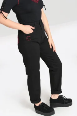 Hell Bunny Tallulah Jeans Black Hot