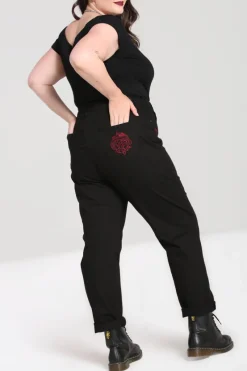 Hell Bunny Tallulah Jeans Black Hot