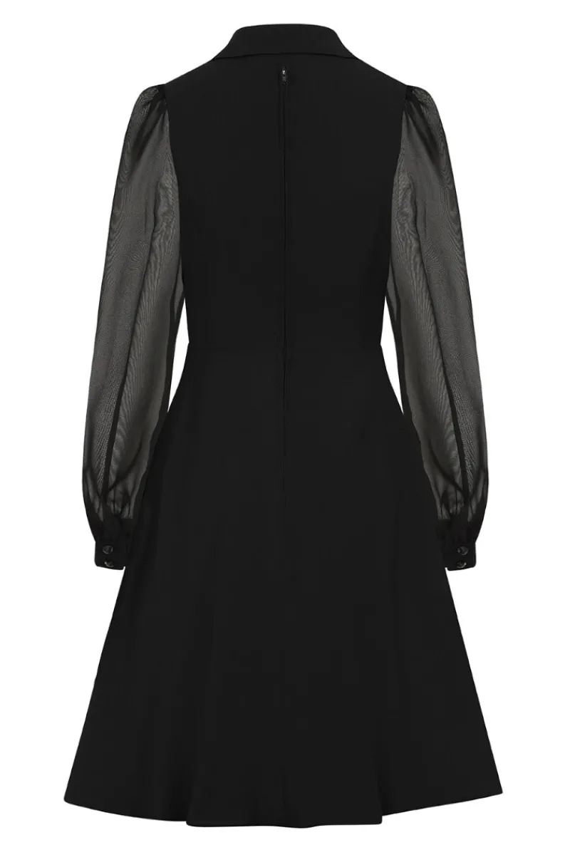 Hell Bunny Tallulah Mid Dress Black Discount