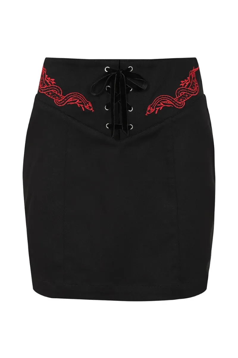 Hell Bunny Tallulah Mini Skirt Black