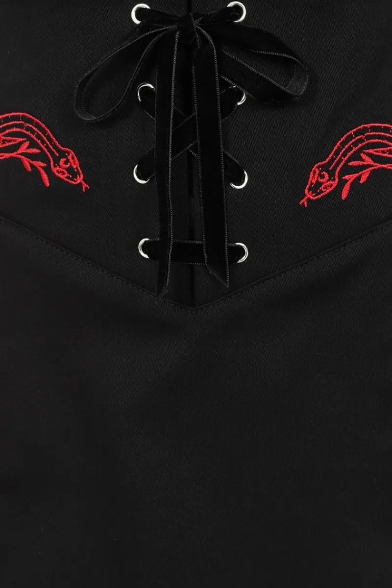 Hell Bunny Tallulah Mini Skirt Black