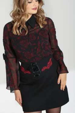 Hell Bunny Tallulah Mini Skirt Black