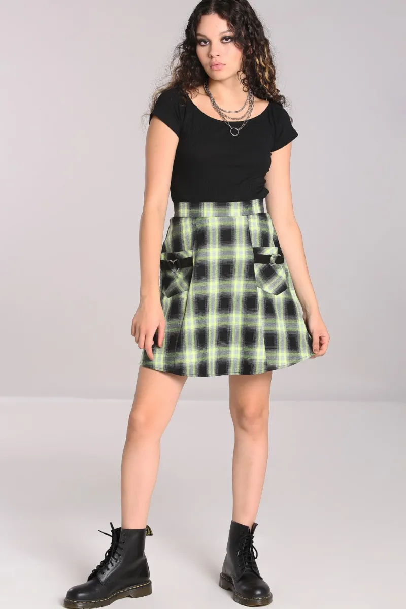 Hell Bunny Tammy Skirt Black Discount