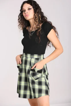Hell Bunny Tammy Skirt Black Discount
