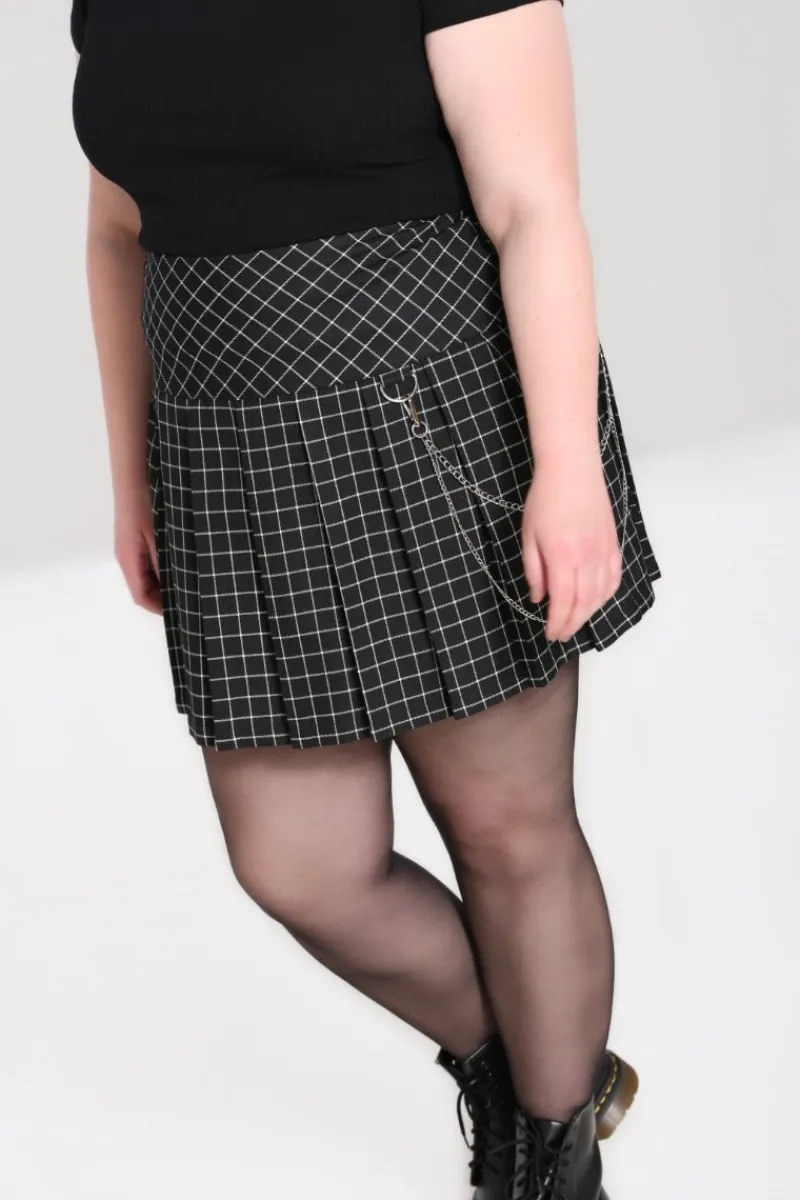 Hell Bunny Tate Mini Skirt Black Sale
