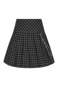 Hell Bunny Tate Mini Skirt Black Sale