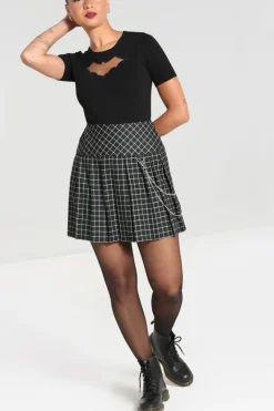 Hell Bunny Tate Mini Skirt Black Sale