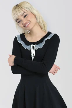 Hell Bunny Tatiana Jumper Black Sale