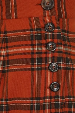 Hell Bunny Tawny Trousers Brown Outlet